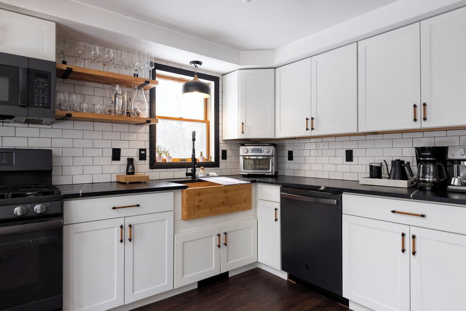 Bright and functional, this kitchen invites cooking, conversation, and creativity.