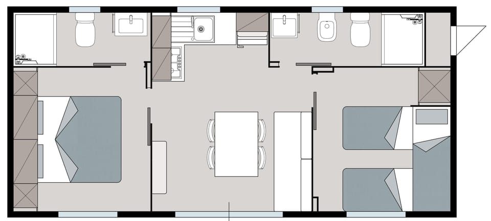 In-room safe, laptop workspace, blackout drapes, WiFi (free)