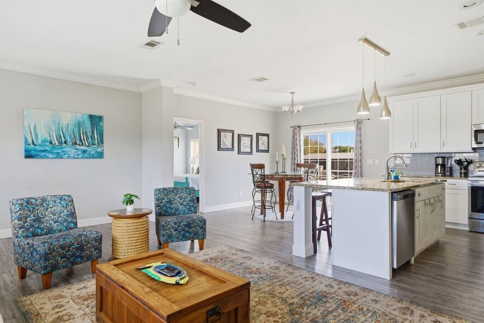 Open living space ideal for lounging or entertaining
