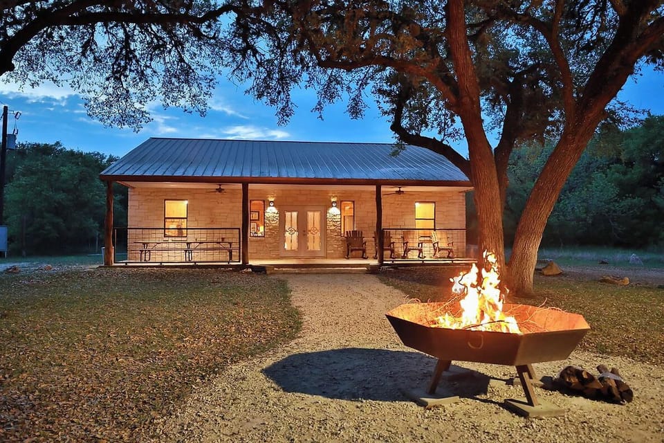 Relax on the large covered porch.
