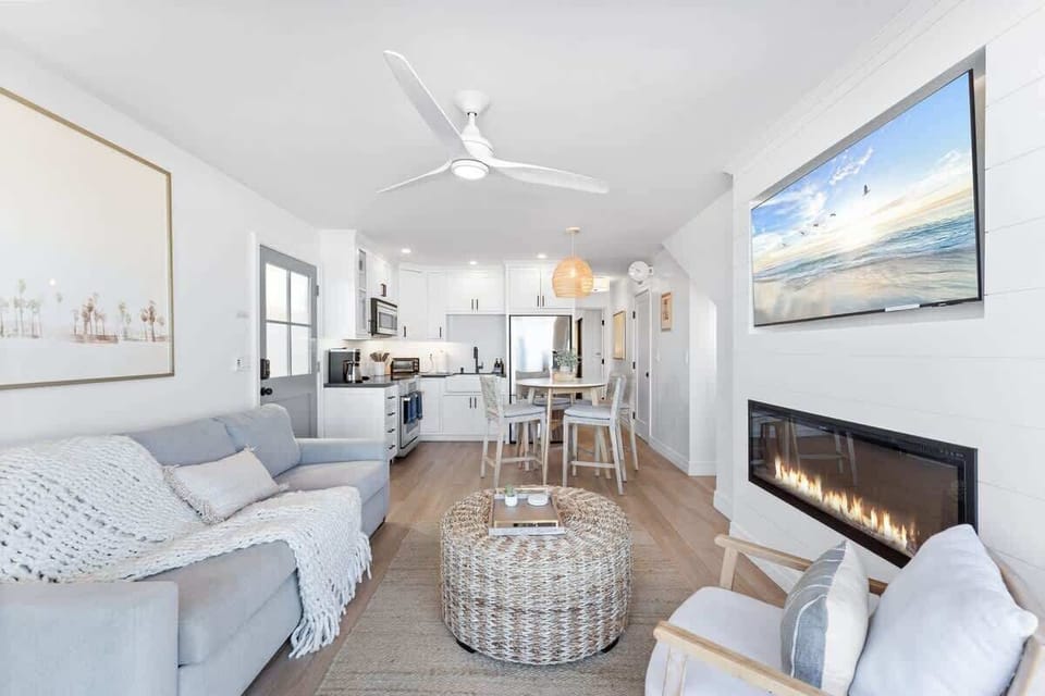 
An open floor plan gives the home a sense of expansiveness.