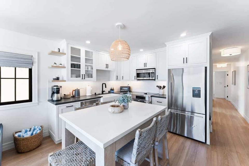 Minimalist and uncluttered, the home truly encourages a sense of relaxation.