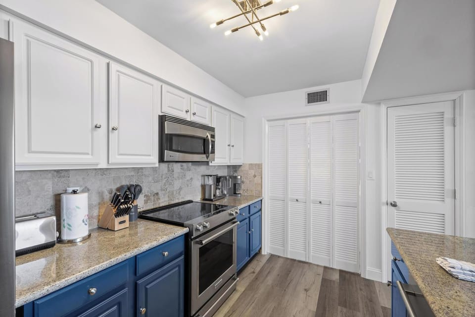 Kitchen featuring all appliances, cookware, and essentials