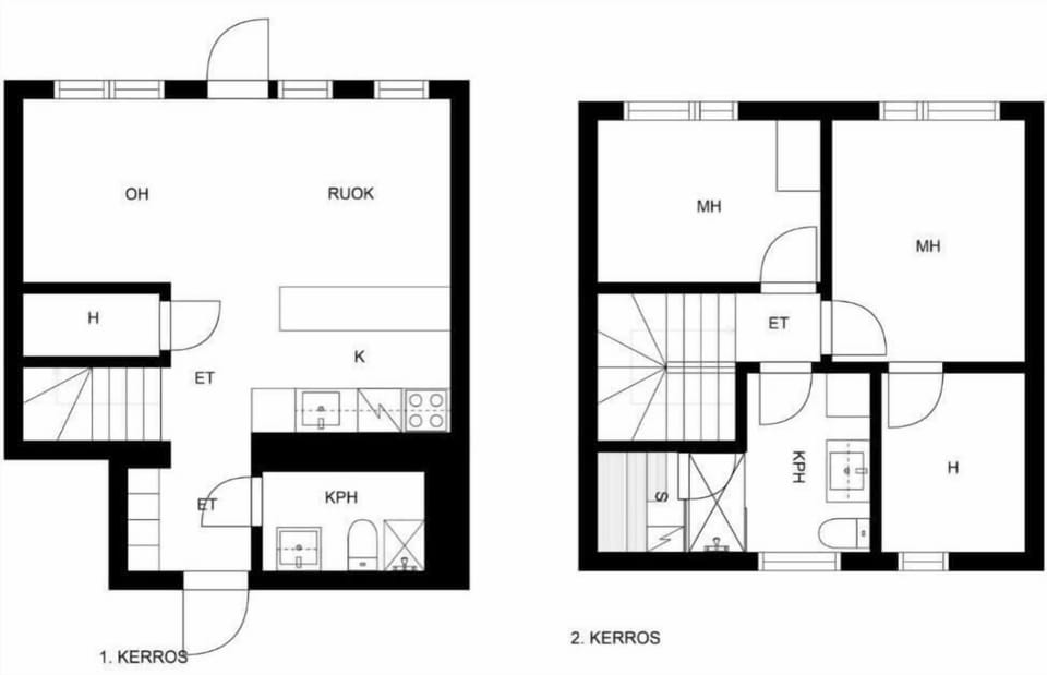 Comfort Duplex, 3 Bedrooms, Courtyard View, Courtyard Area | Floor plan