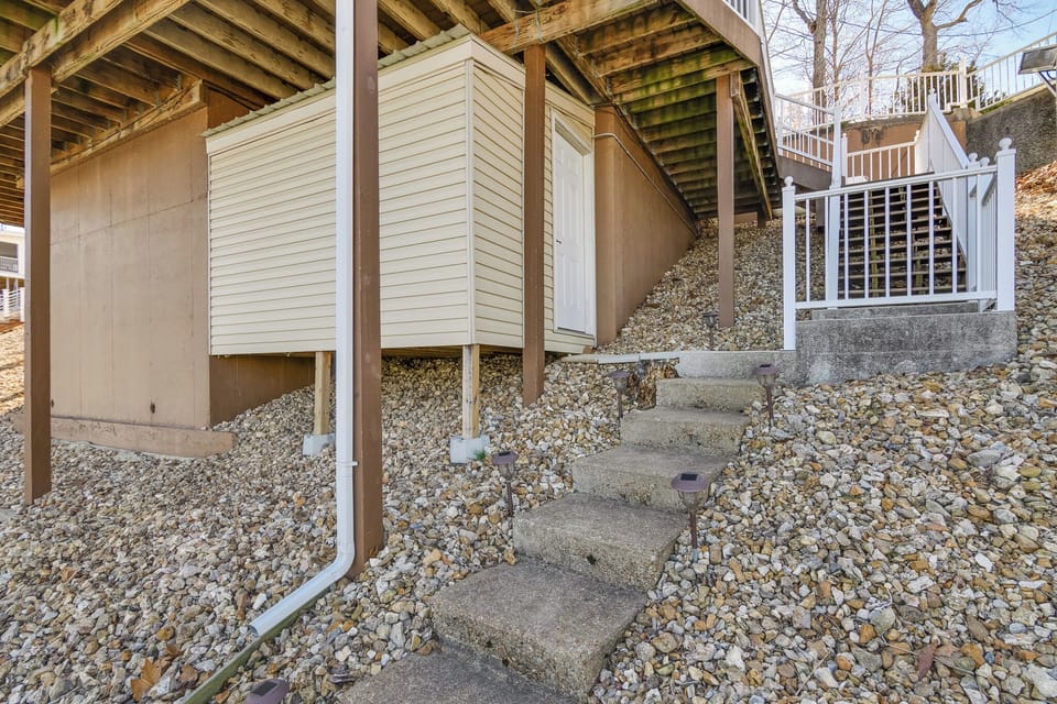 Stairs down to dock