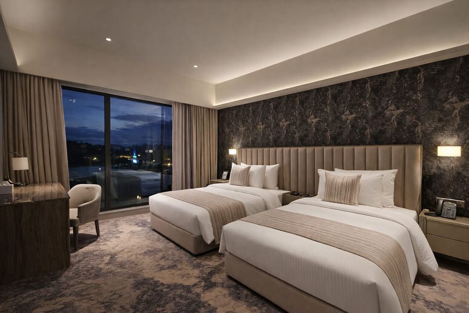 Twin Room, City View | Free WiFi