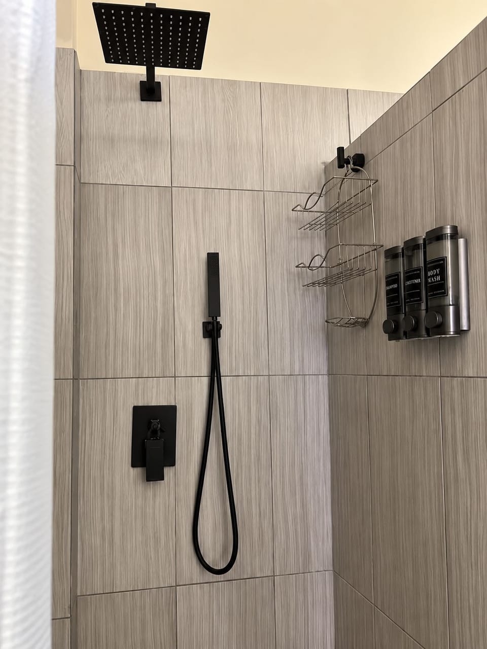 Unwind with a rainfall-style shower and complimentary toiletries.