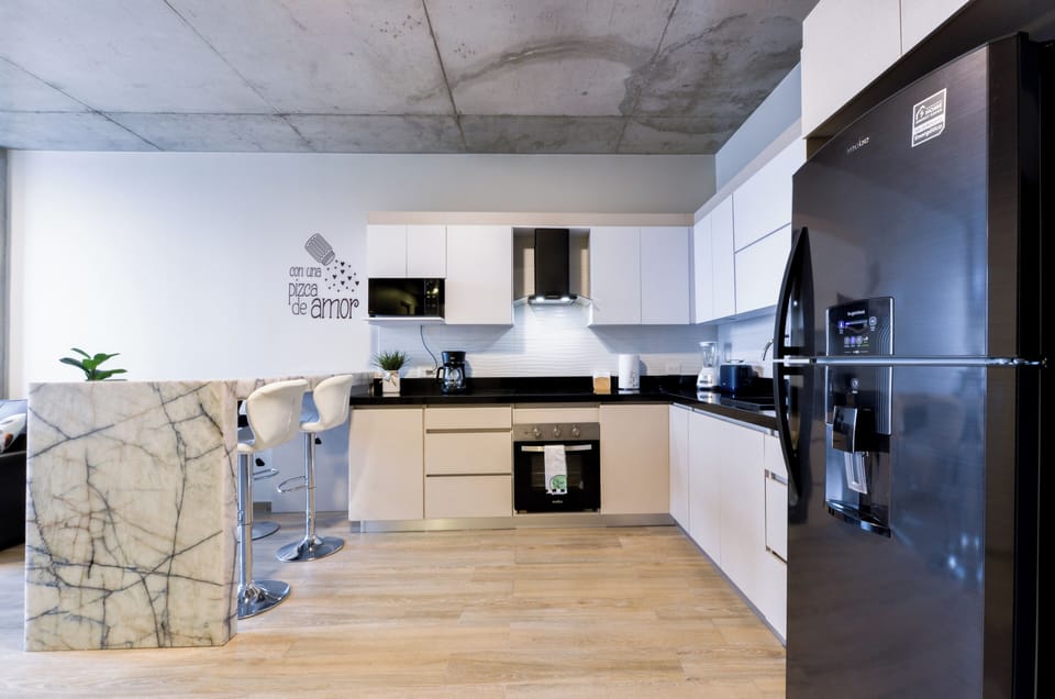 City Suite, City View | Private kitchen | Full-size fridge, microwave, stovetop, blender