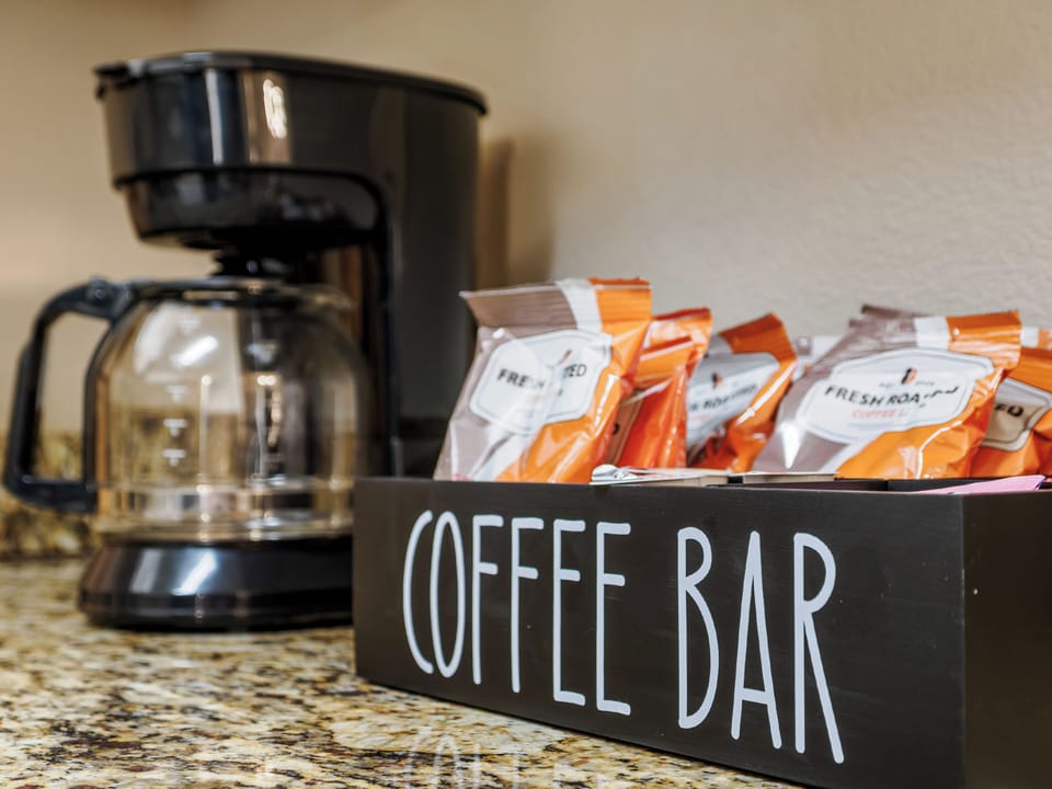 Our coffee bar to start your day in the best way!
