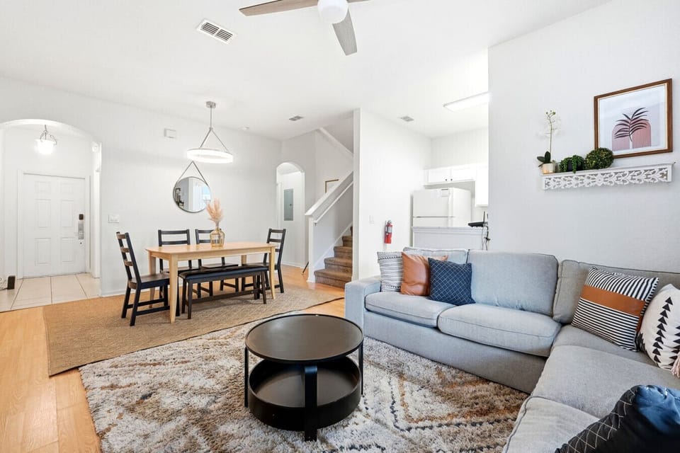 Comfortable seating made for relaxing after long days out.