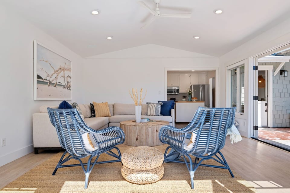 Moving from the kitchen into the formal living room