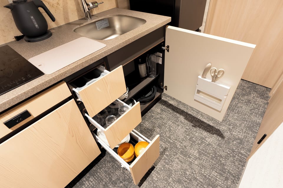 Superior Family Japanese - Western Style, Non Smoking | Private kitchen | Full-size fridge