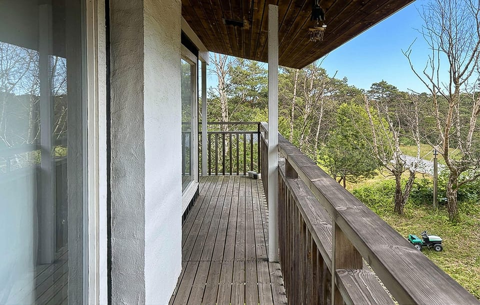 outside