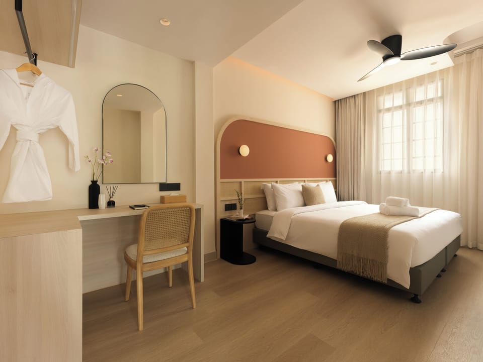 In-room safe, desk, laptop workspace, blackout drapes
