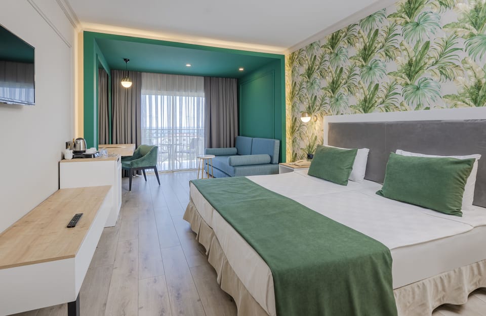 Free minibar, in-room safe, blackout drapes, iron/ironing board