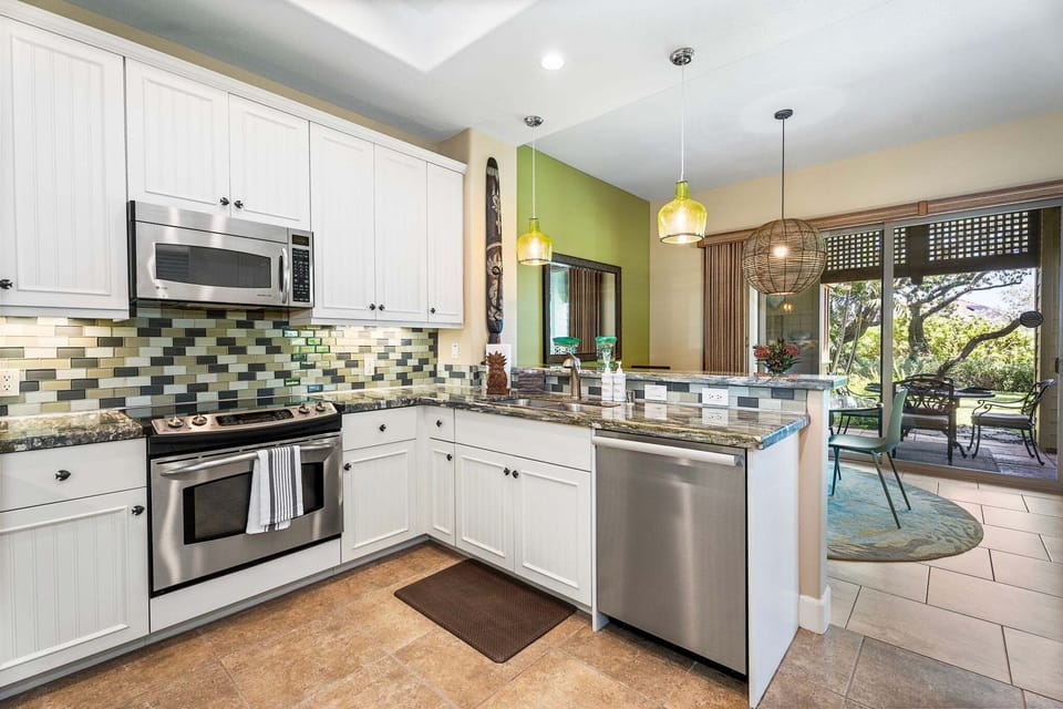 Fully Equipped Kitchen with Stainless Appliances