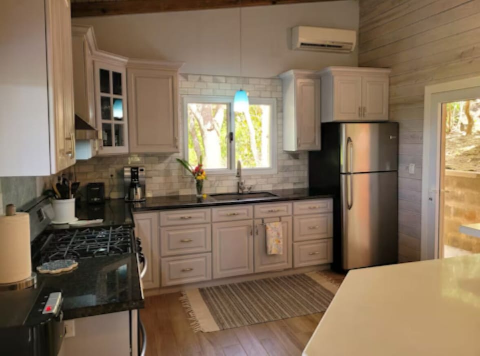 Spacious kitchen fully stocked