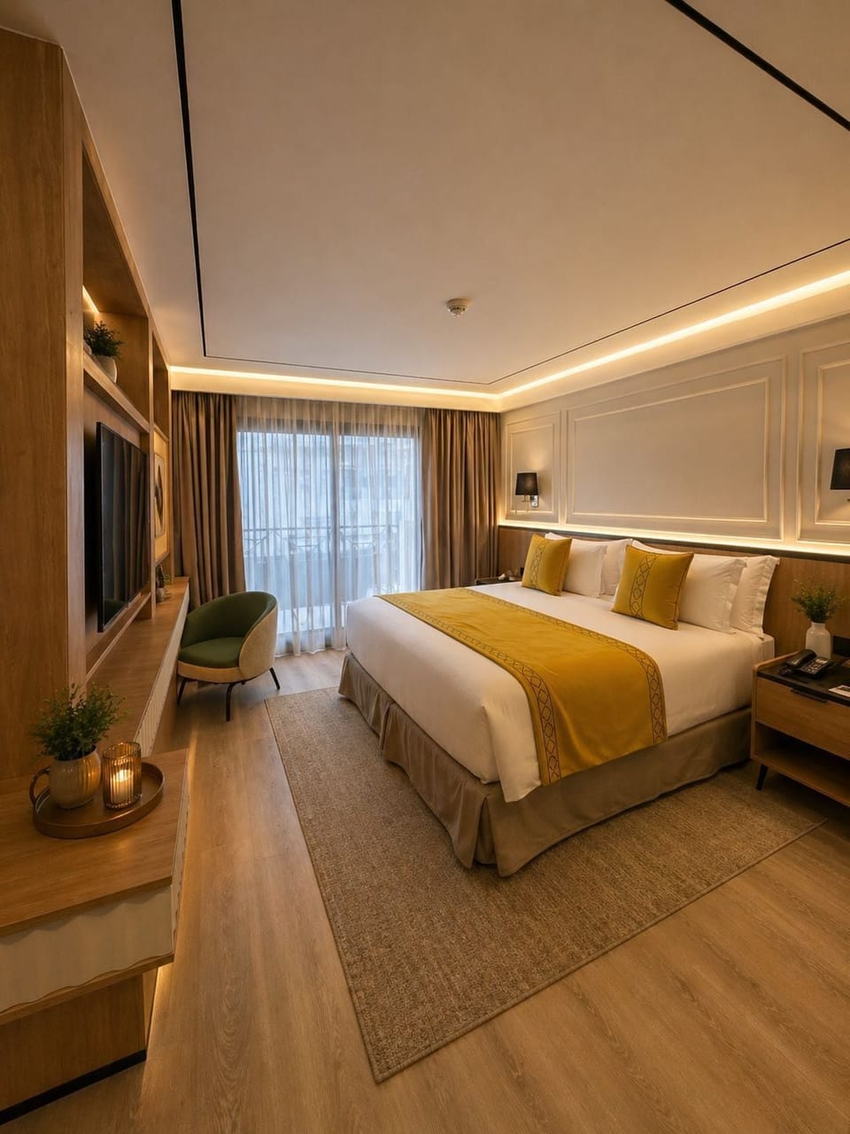 Suite, Balcony | Premium bedding, in-room safe, soundproofing, iron/ironing board
