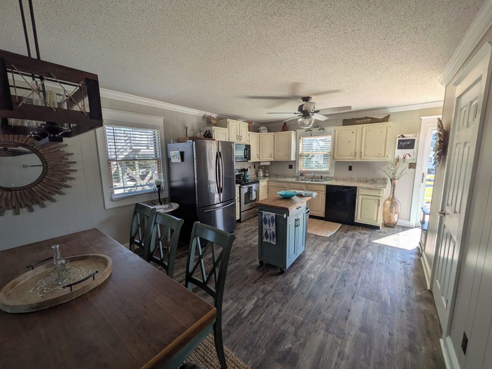 Large fully stocked kitchen area