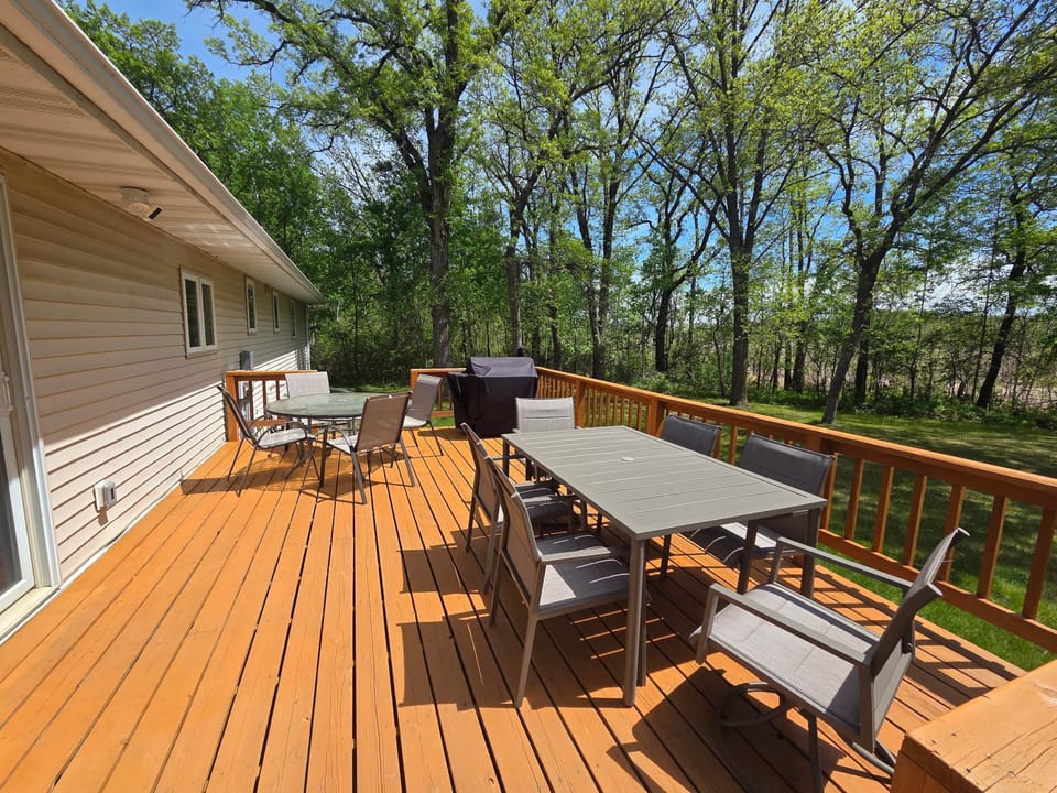 Back Deck and Hangout Area