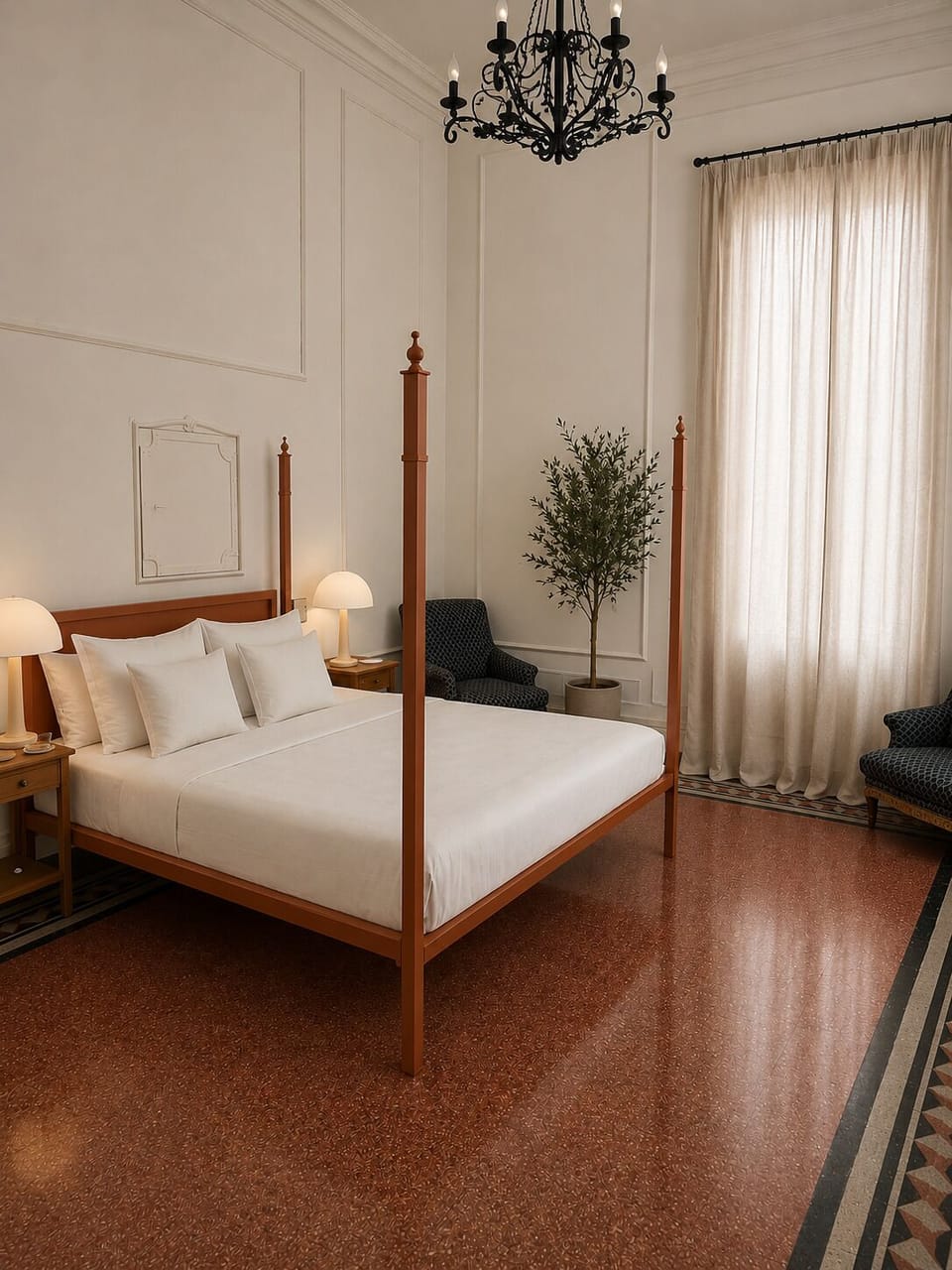 Deluxe Suite, Garden View | Frette Italian sheets, premium bedding, down comforters, pillowtop beds