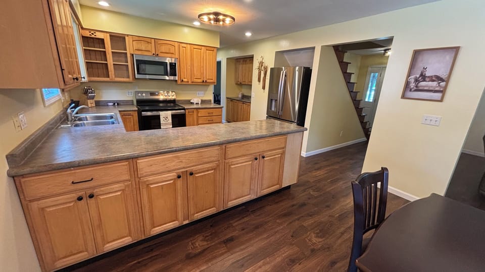 Kitchen with coffee nook
