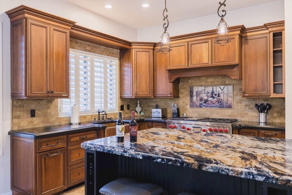 Granite counters, serious chef vibes