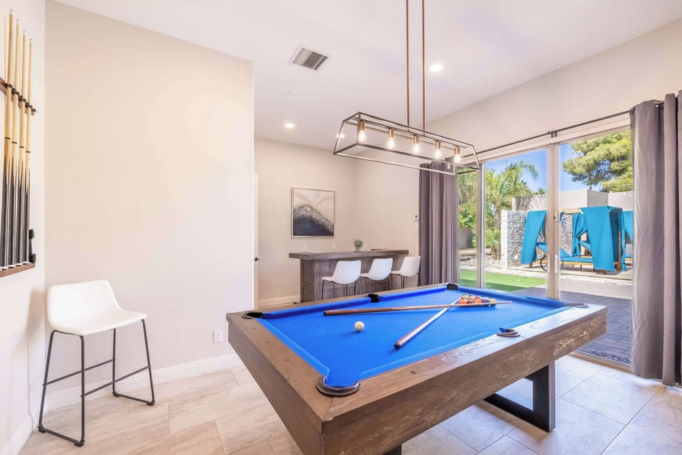 Challenge your group to a friendly game of pool between adventures.