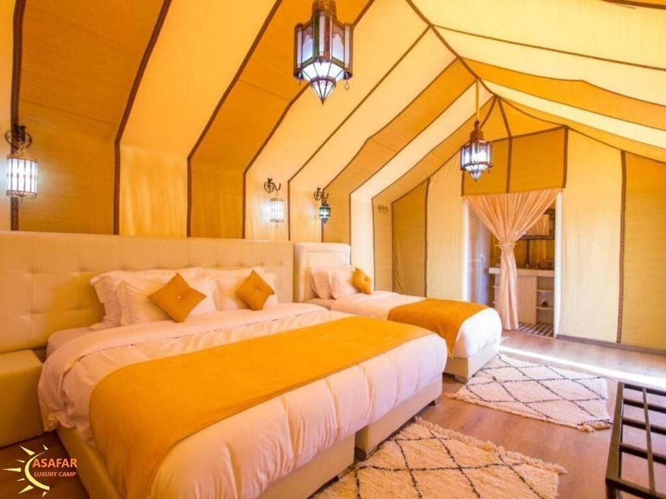 Deluxe Triple Room, Desert View | Egyptian cotton sheets, premium bedding, Select Comfort beds