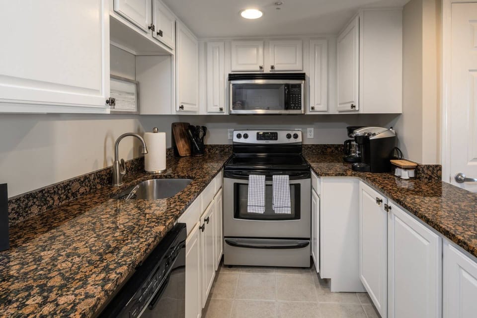 Kitchen stocked for up to 6 people