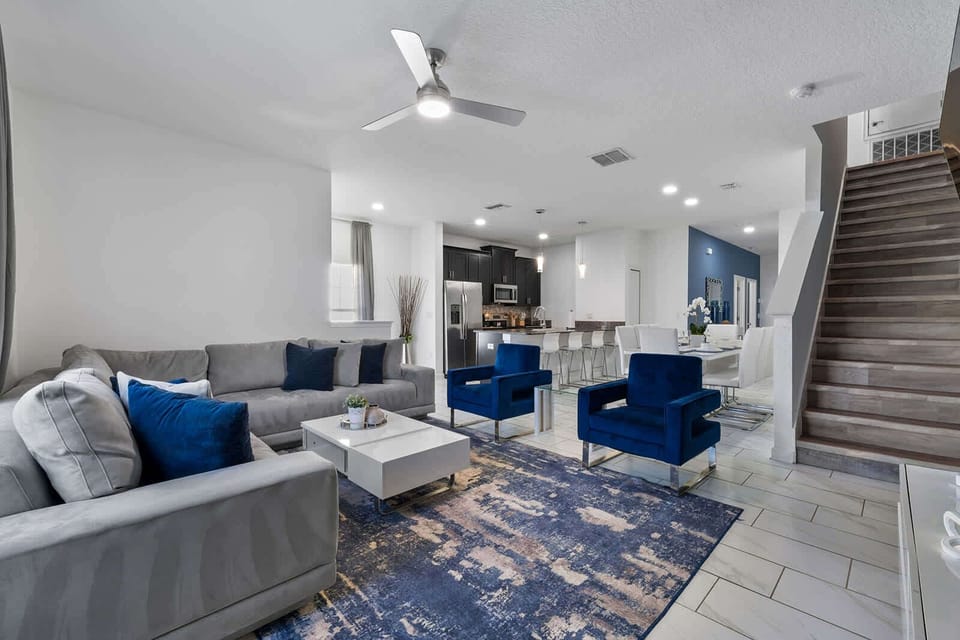 Kick back, relax, and let the living room do the rest. Comfy seats, cozy vibes, and plenty of space for laughter — this is where the best vacation memories begin.