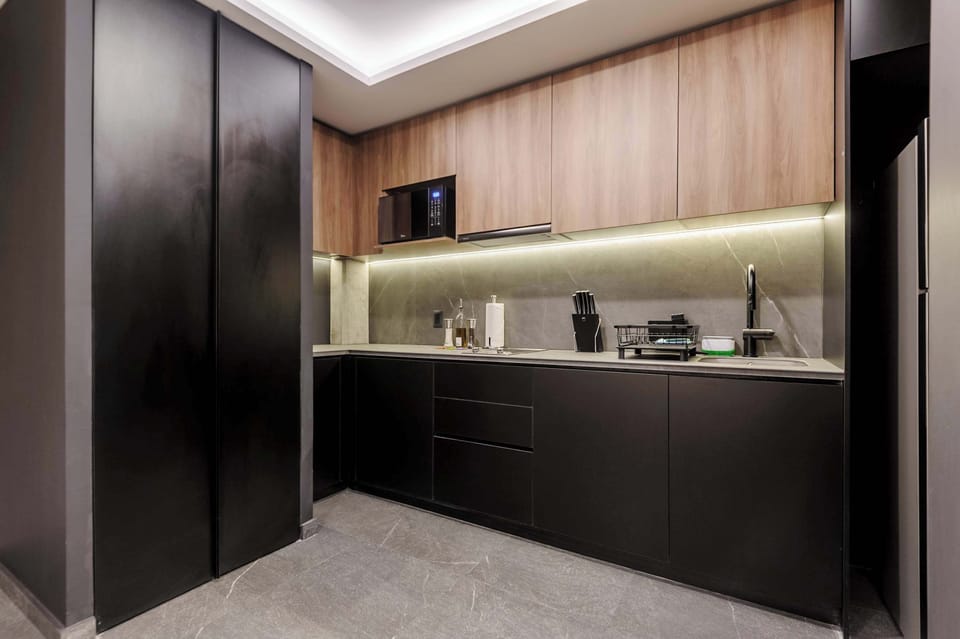 Stylish kitchen with modern finishes