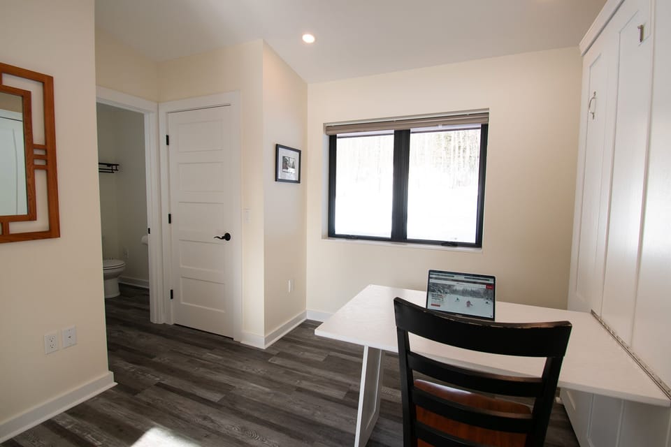 Second Bedroom with fold-down desk deployed