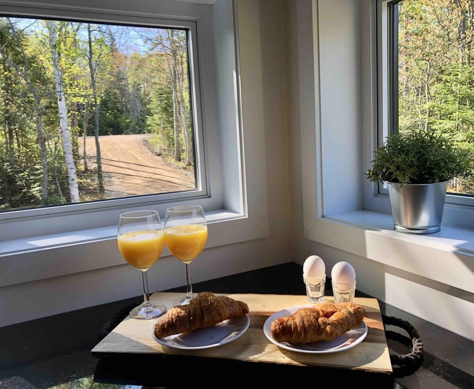 Start your day with a view and a treat.