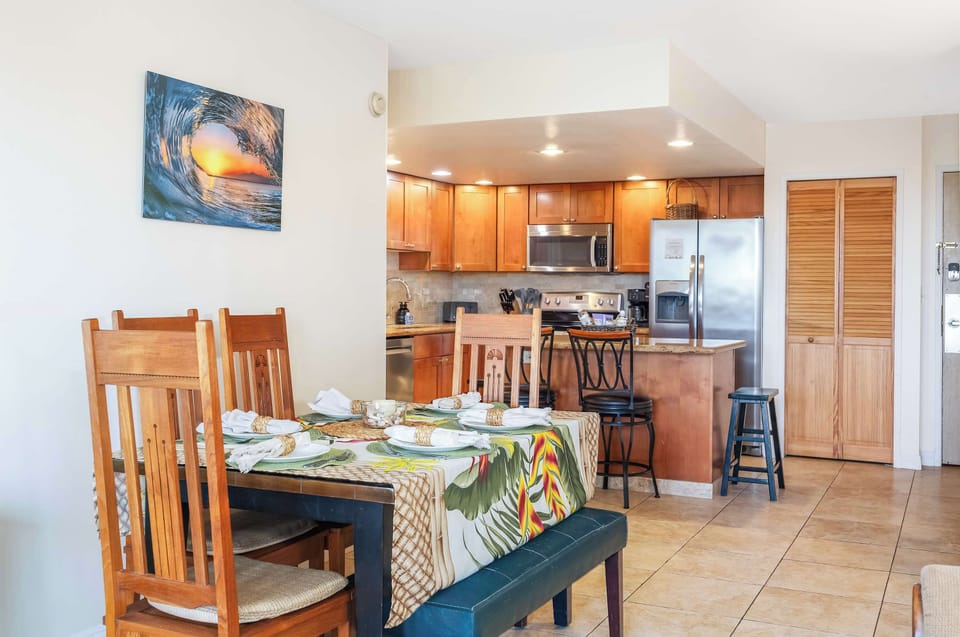 Dining table for six—ideal for family meals, entertaining, and shared moments.