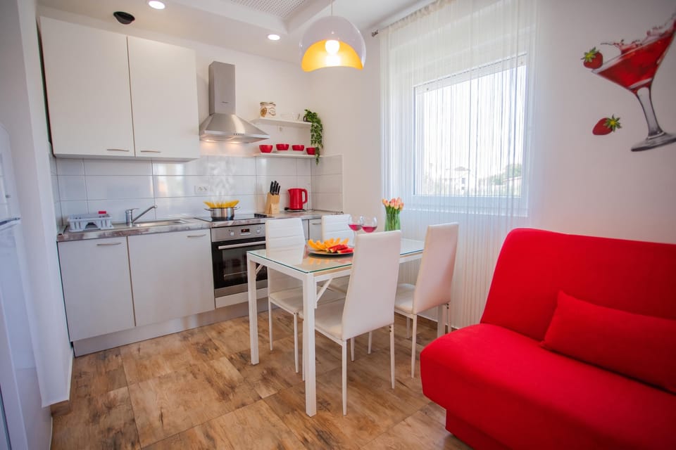Kitchen and dining area