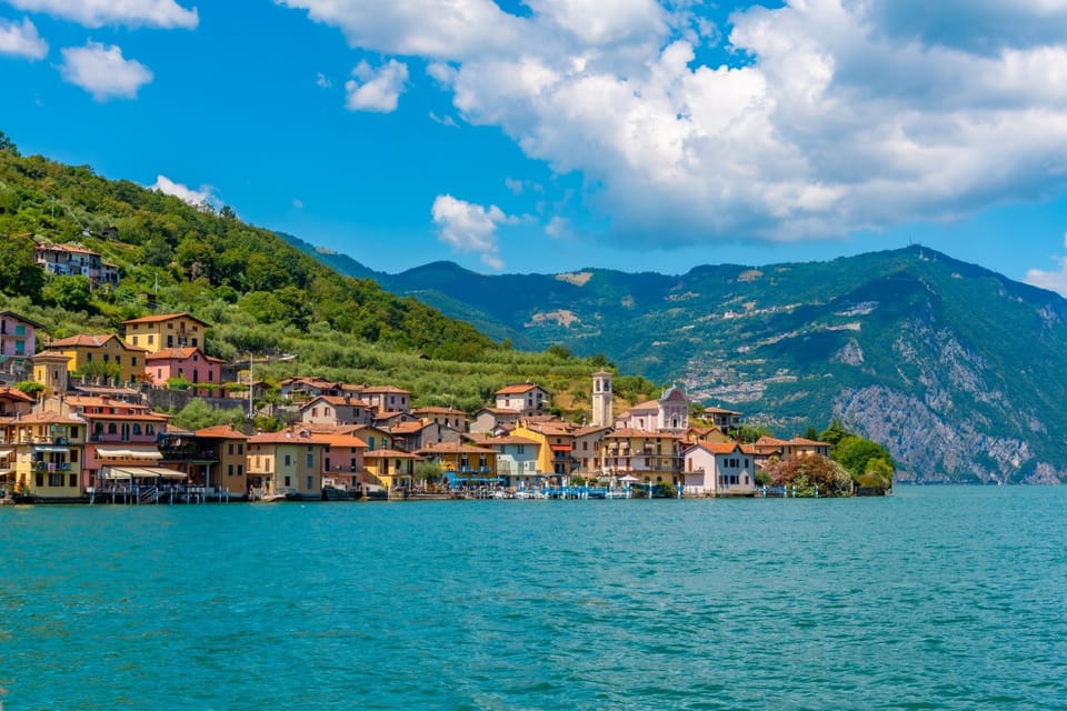 The village of Carzano in Monte Isola