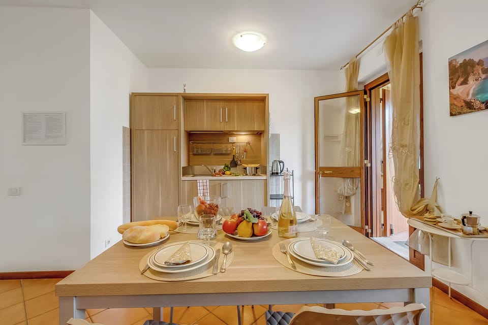 Kitchen and dining area