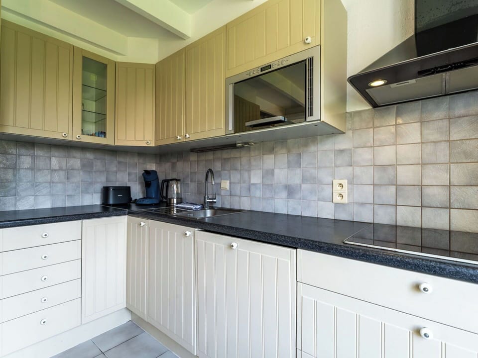 Kitchen, Countertop, Cabinetry, Kitchen Appliance, Flooring, Wood, Interior Design, Major Appliance, Floor, Plumbing Fixture