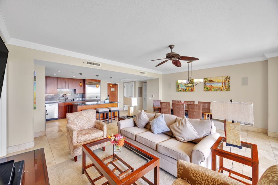 Gather, relax, and enjoy laid-back private luxury in this inviting open living area HKH-425