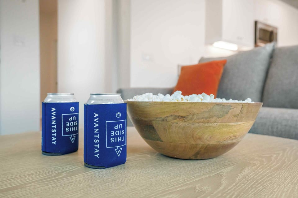 Movie night is ready! Grab the popcorn and settle into your stylish new lounge.