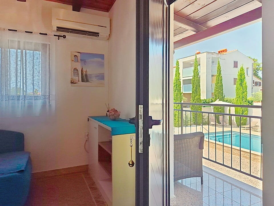 Home, Apartment, Chair, Estate, Shade, Porch, Balcony, Wood Stain, Home Door, Outdoor Furniture