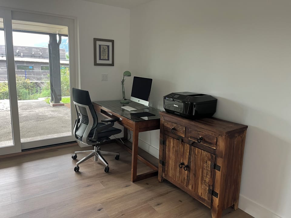 lower level office area