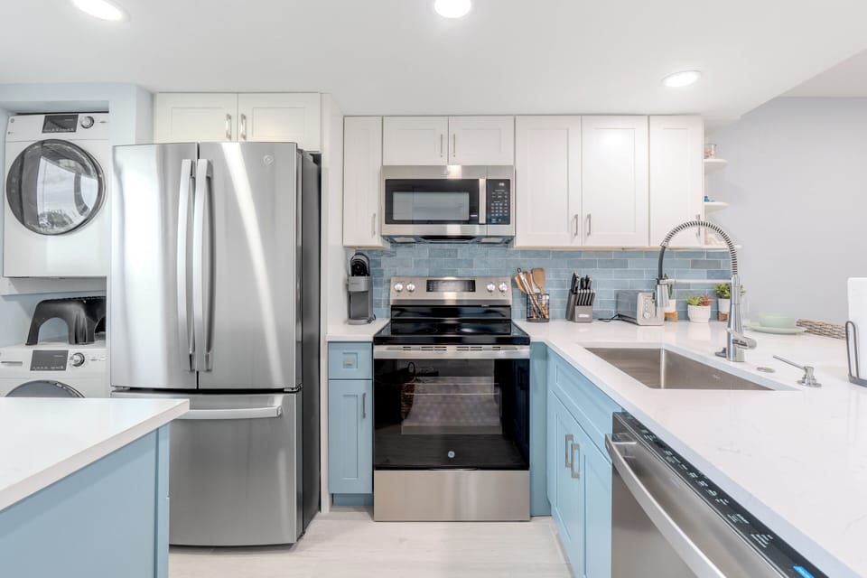 Extra storage and lovely amenities!