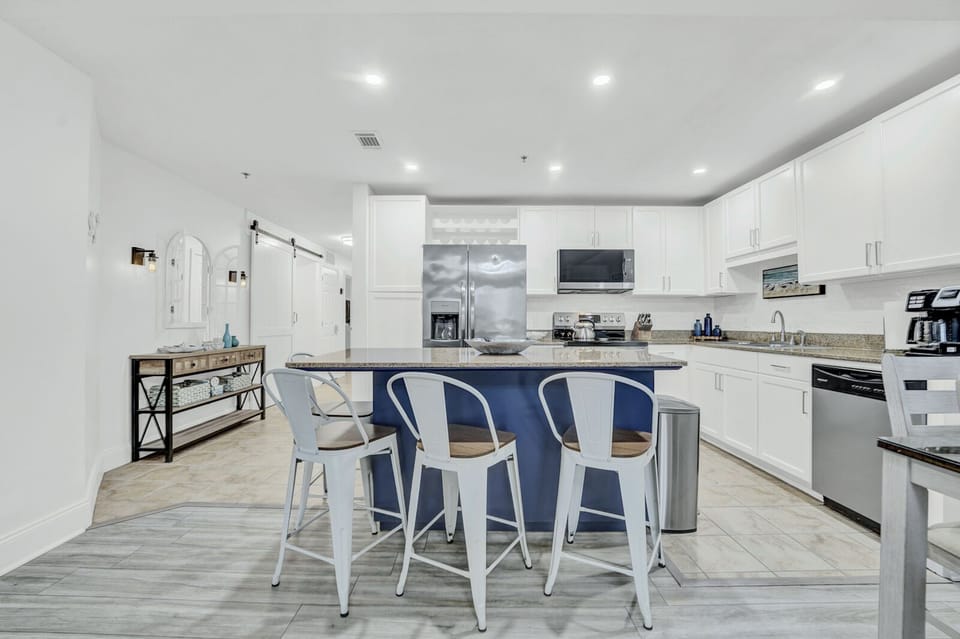 Modern kitchen equipped with all the essentials—and more