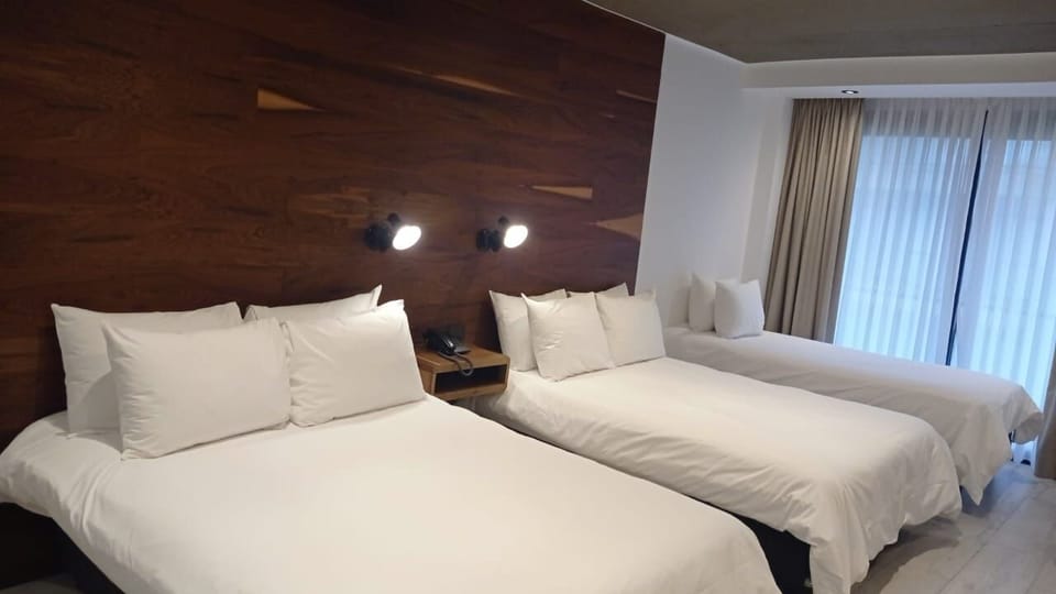 Settle in together with generous bedding for the whole group.