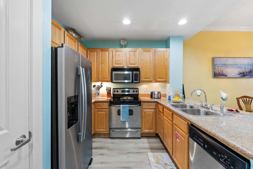 Full-Size Kitchen with Bar Seating