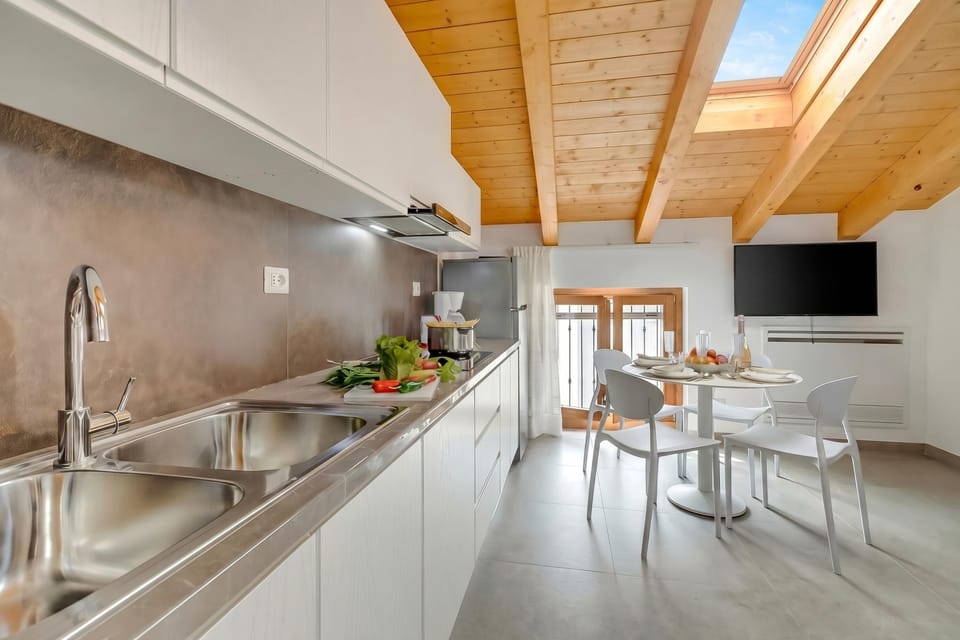 Kitchen and dining area
