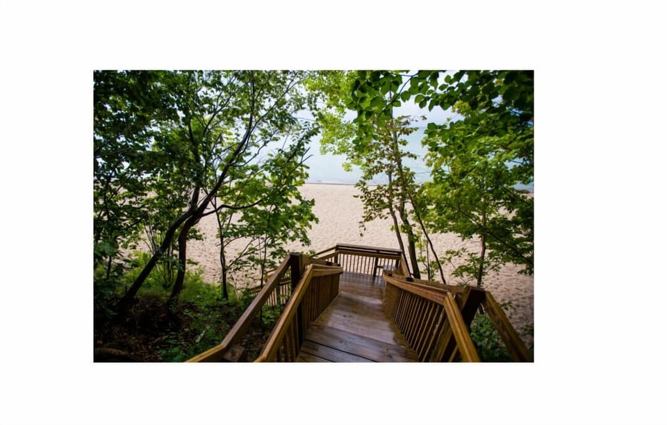 Cherry public beach is 0.7 miles away, a short walk from the house
