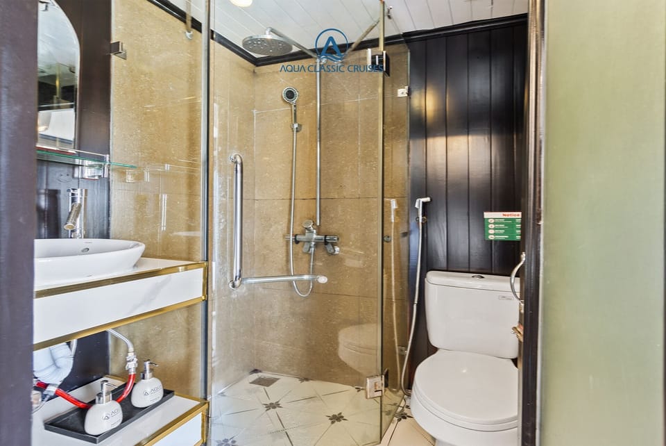 Deluxe Double or Twin Room, Sea View | Bathroom | Shower, hair dryer, towels, soap